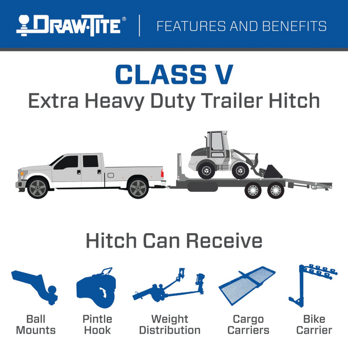 Draw-Tite Class 4 Trailer Hitch - 10000 lbs Model 41901