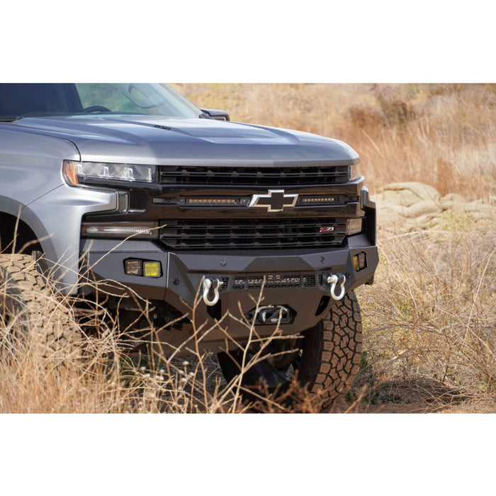 DV8 Offroad 2019-2021 Chevrolet Silverado Spec Series Front Bumper Model FBCS1-07
