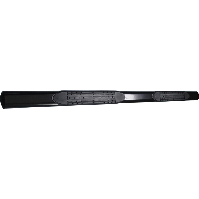 TrailFX 4" Oval Straight Step Nerf Bars W/ Step Pads Powder Coat Black Steel Model 2950522053