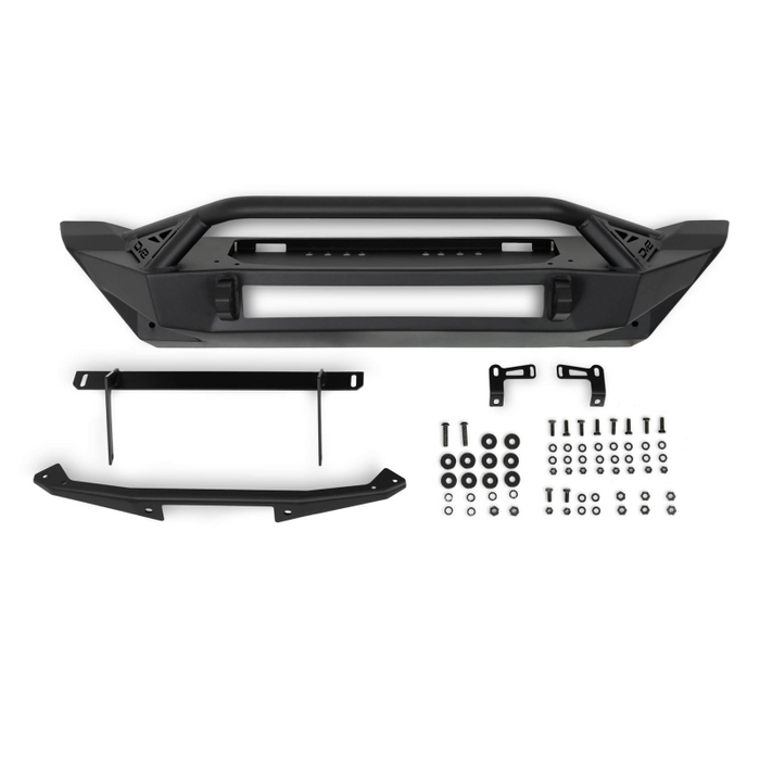 DV8 Offroad 2007-2026 Jeep GladiatorJT Wrangler JK JKU JL JLU Fs-1 Series Stubby Front Bumper Model FBJL-11
