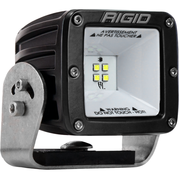 Rigid Industries 2X2 115 Degree DC LED Scene Light, Surface Mount, Black Housing, Single Model 681513