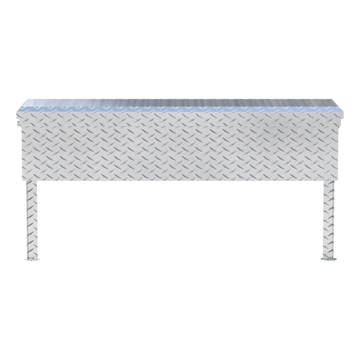 UWS Bright Aluminum 48" Truck Side Tool Box with Low Profile Model TBSM-48-LP
