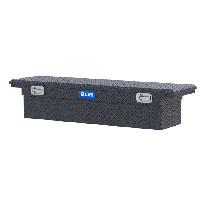 UWS 69" Truck Tool  Box - Low Profile, Pull Handles Model TBS-69-LP-PH-MB