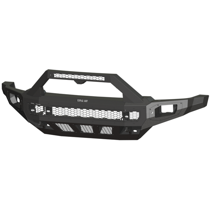 Bodyguard Freedom Front Sport Non-Winch Sensor Cutouts W/O Mesh Grille With Camera Harness + Pod Bare Metal Model NCG20BYBNB