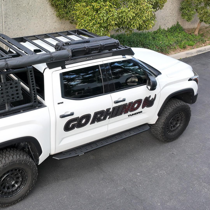 Go Rhino RB30 Running Boards with Mounting Bracket Kit Crew Max Only Model 69643687T