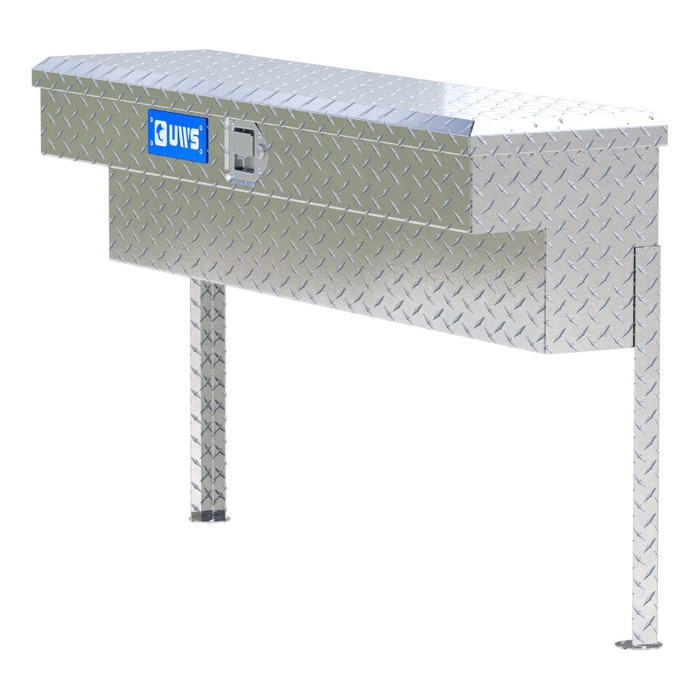 UWS Bright Aluminum 48" Truck Side Tool Box Model TBSM-48