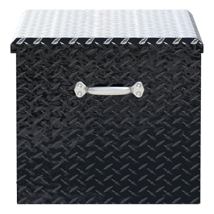 UWS Gloss Black Aluminum 38" Utility Chest Box with Drawers Model TBC-38-DS-BLK