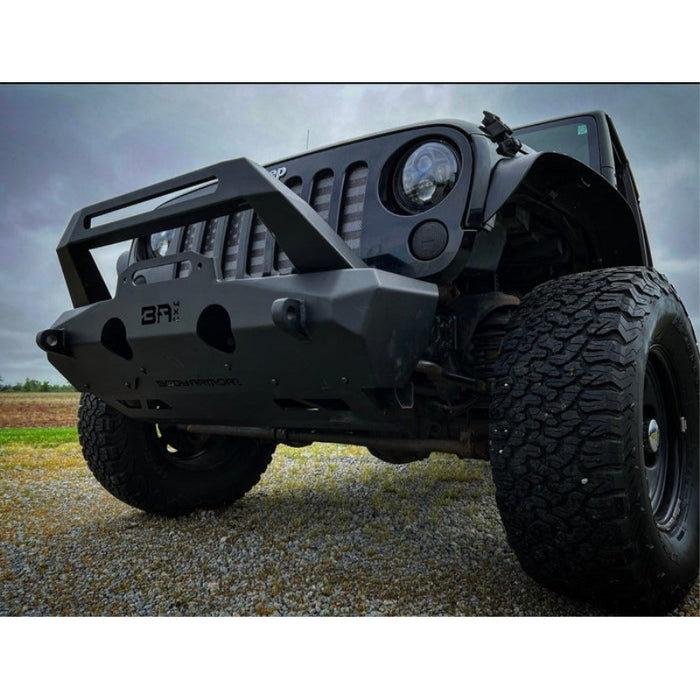 Body Armor 4x4 2007-2024 Jeep Wrangler Jk/Jl & Gladiator Jt Orion Stubby Front Bumper Model JP-19535
