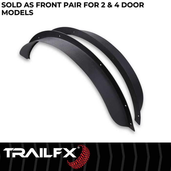 TrailFX Front Flat Fender Flare Model BR005T