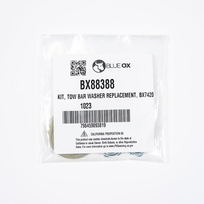 Blue Ox TOW BAR WASHER REPLACEMENT KIT, BX7420/BX4370/BX7470 Model BX88388