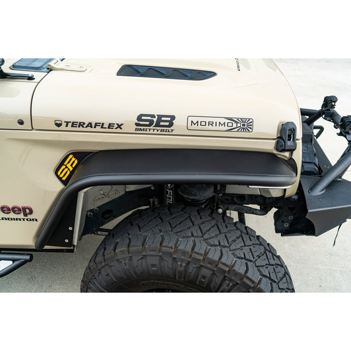Smittybilt XRC Front Tube Fender Pair - Textured Black (18+ JL/JT) Model 77852