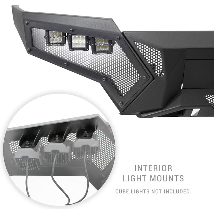 Go Rhino Element Front Bumper with Fixed Light Bar Mount Model 34392T