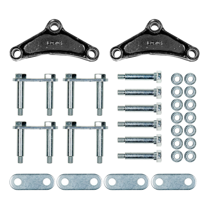 CURT 121097L Trailer Axle Attaching Parts (AP) Suspension Kit for 2,000-7,000-lb. Double-Eye Tandem Axles - Standard Equalizer, Standard Bolts Model 121097L