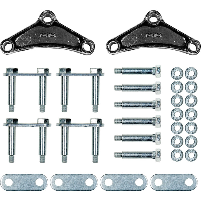 CURT 121097L Trailer Axle Attaching Parts (AP) Suspension Kit for 2,000-7,000-lb. Double-Eye Tandem Axles - Standard Equalizer, Standard Bolts Model 121097L
