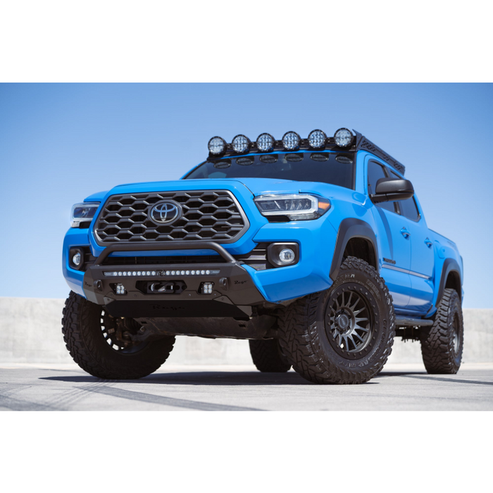 Rago Fabrication 2016-2023 Toyota Tacoma Center Mount Winch Front Bumper w/ Top Hoop Model F6804022001NA
