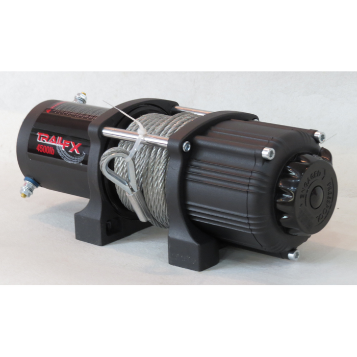 TrailFX ATV/UTV 4500LB Winch w/ Steel Cable Model W45B