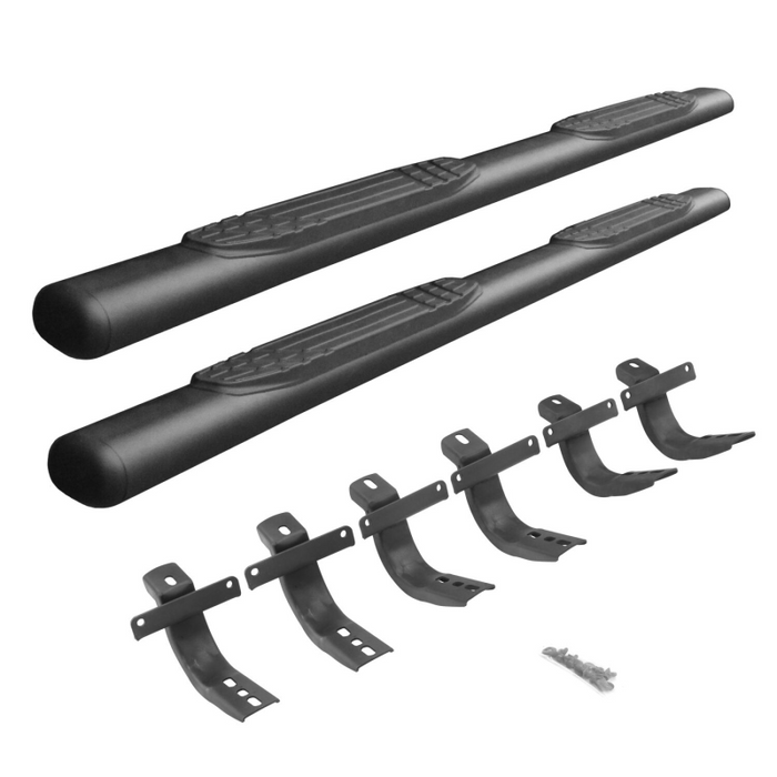 Go Rhino 4" 1000 Series Step Nerf Bars with Mounting Bracket Kit Model 104412973T