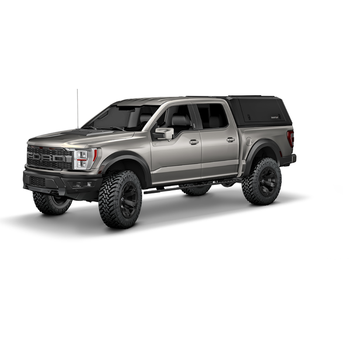 SmartCap Matte Black Truck Bed Cap EVOa Adventure Series w/ Vertical Locks Model EA0318-MB
