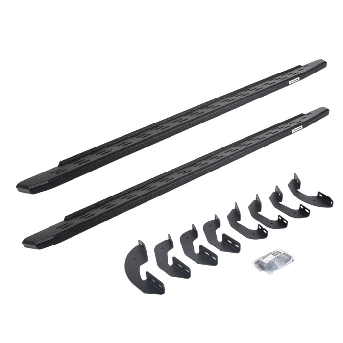 Go Rhino RB30 Running Boards with Mounting Bracket Kit For Crew Max Only Model 69641687T