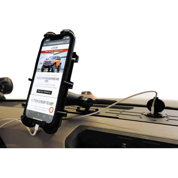 Addictive Desert Designs 21-23 Ford Bronco & Bronco Raptor Digital Device Dash Mount Model AC2302601NA