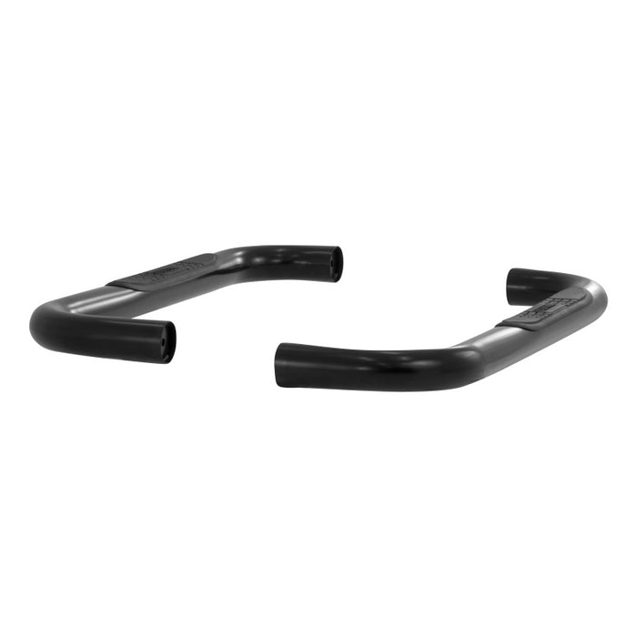 ARIES 3" Round Black Steel Side Bars, Select Jeep Wrangler TJ Model 35600