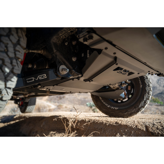 DV8 Offroad 2024-2026 Toyota Tacoma, Land Cruiser Rear Belly Skid Plate Model SPTT1-09