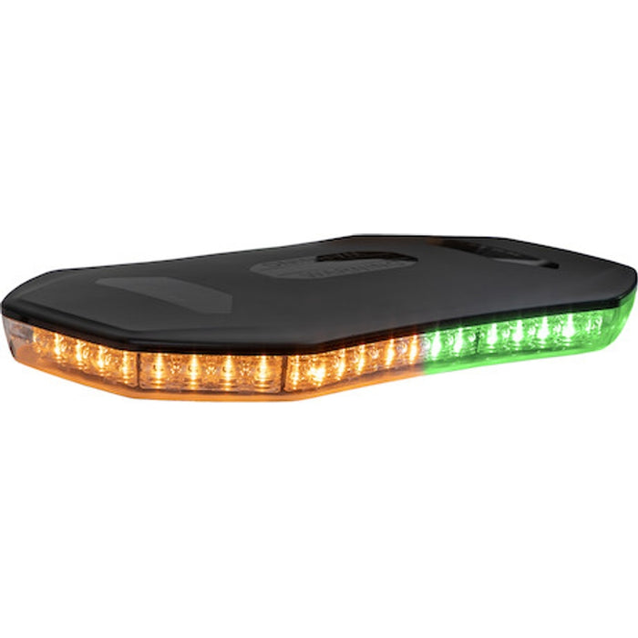 Buyers Products Class 1 Low Profile Amber/Green Hexagonal LED Mini Light Bar Model 8891119