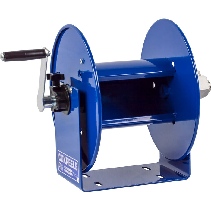 CoxReels 100 Pure Flow Series Compact Hand Crank Breathing Air Hose Reel 3/8 in. x 100 ft. - No Hose Model 112P-3-8