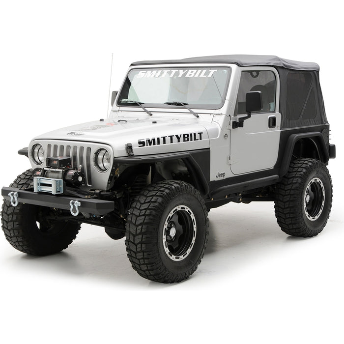 Smittybilt XRC Rear 3" Fender Flate Pair - Textured Black (97-06 TJ) Model 76875