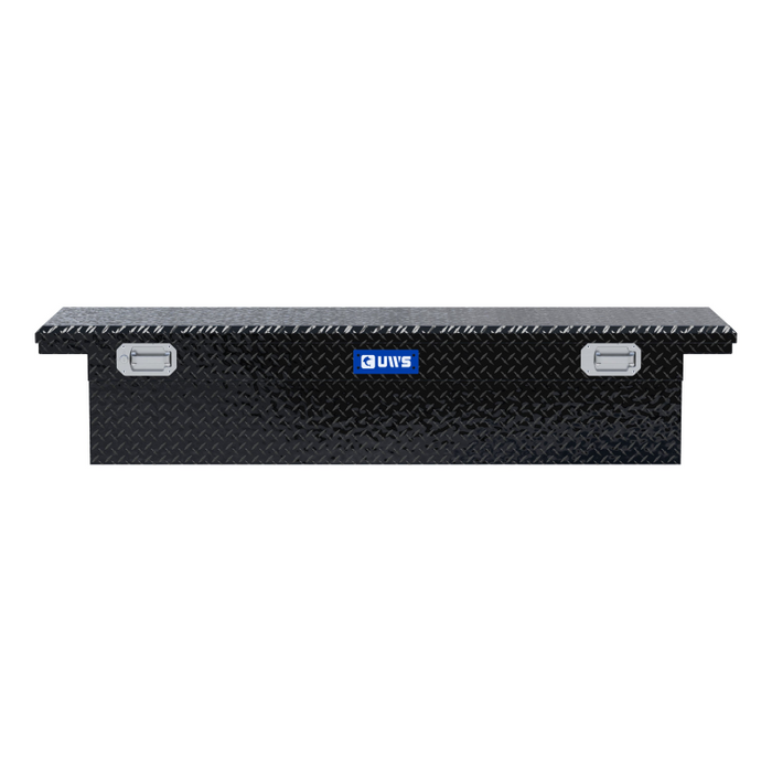 UWS 72" Truck Tool  Box - Low Profile, Pull Handles Model TBS-72-LP-PH-B