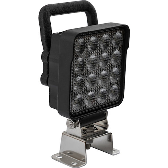 Buyers Products 4.25 Inch Square LED Flood Light w/ Handle and Switch Model 1492249