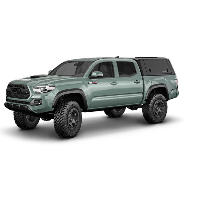 SmartCap Matte Black Truck Bed Cap EVOa Adventure Series w/ Vertical Locks Model EA1316-MB