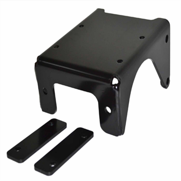 Warn Winch Mount For Polaris Steel Powder Coated Black Model 87714