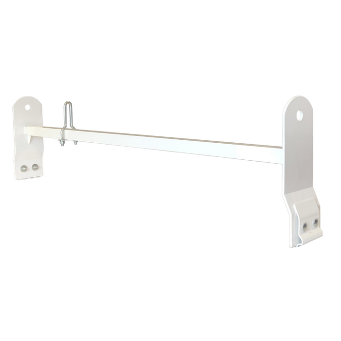 TrailFX Universal Van Rack Extension W/ Gutters Powder Coated White Steel Model FCLR006W