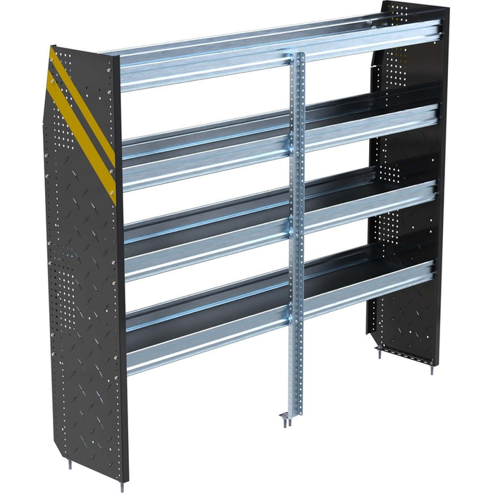 Ranger Design N5 4 Tray Steel Van Shelving for High Roof Vans 16"x72"x62" Model N5-RS72-4