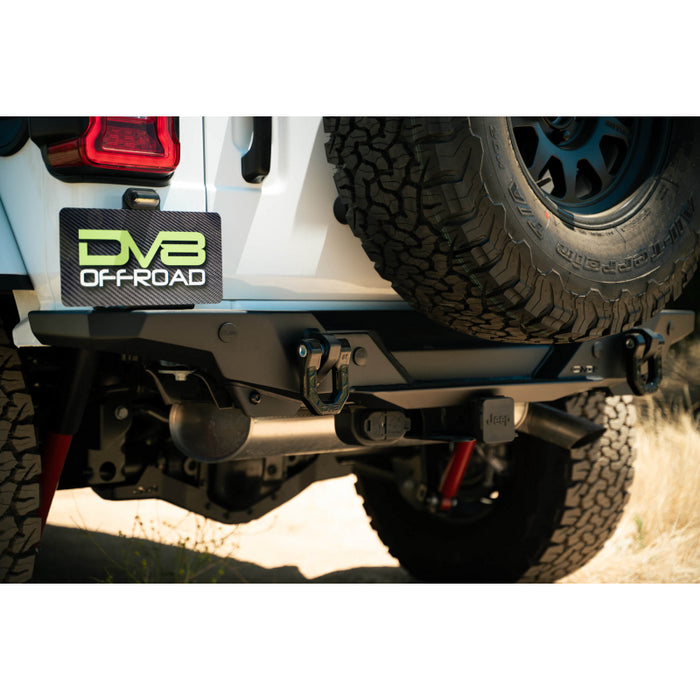 DV8 Offroad 2018-2025 Jeep Wrangler Fs-15 Series Rear Bumper Model RBJL-11
