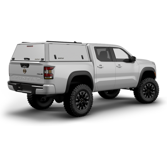 SmartCap OEM White Truck Bed Cap EDGE Defender Series w/ Vertical Locks Model ED0930-WN