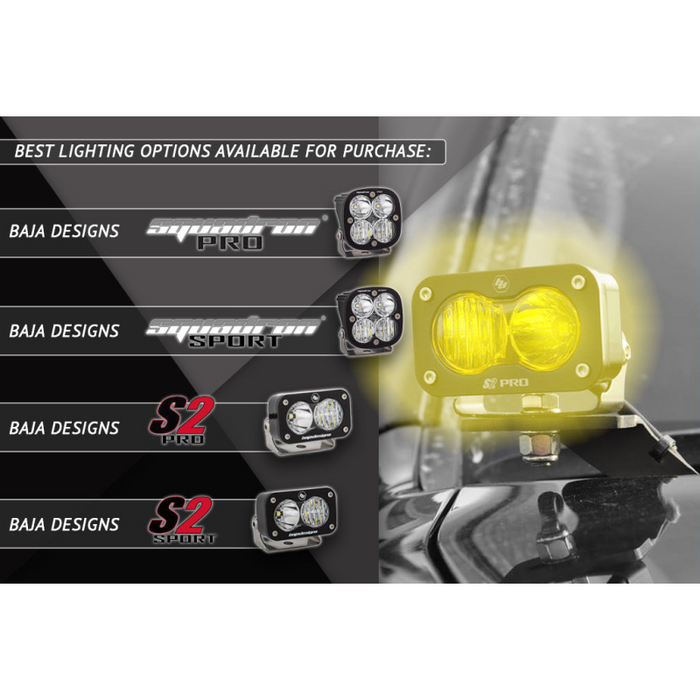 Rago Fabrication 2010-2023 5th Gen Toyota 4Runner Low Profile Ditch Light Mounts Model R1000T4RUDIT-LP