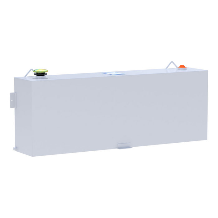 UWS White 45-Gallon Vertical Steel Transfer Tank Model ST-45-R-W