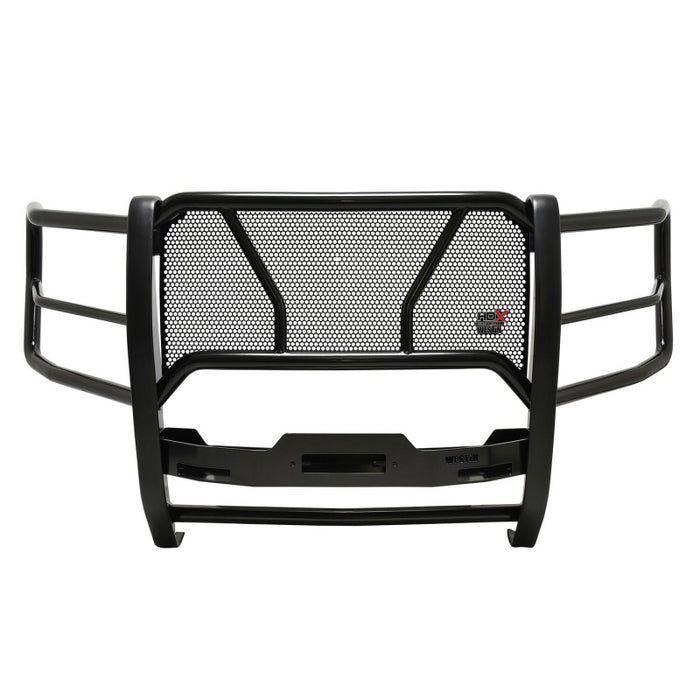 Westin HDX 1-Piece Winch Mount Grille Guard Black Steel Model 57-94015