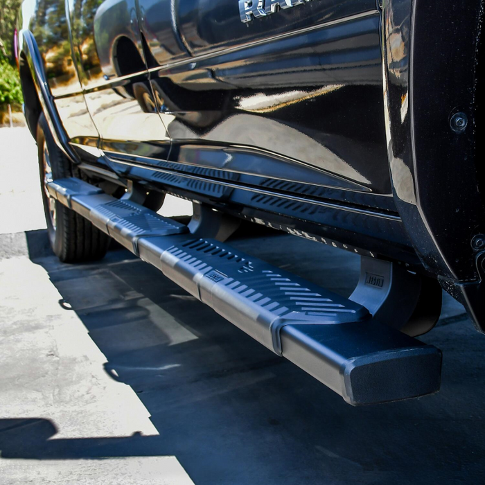 Westin R5 M-Series Wheel to Wheel Step Nerf Bars 5 in. Black Steel Model 28-534345