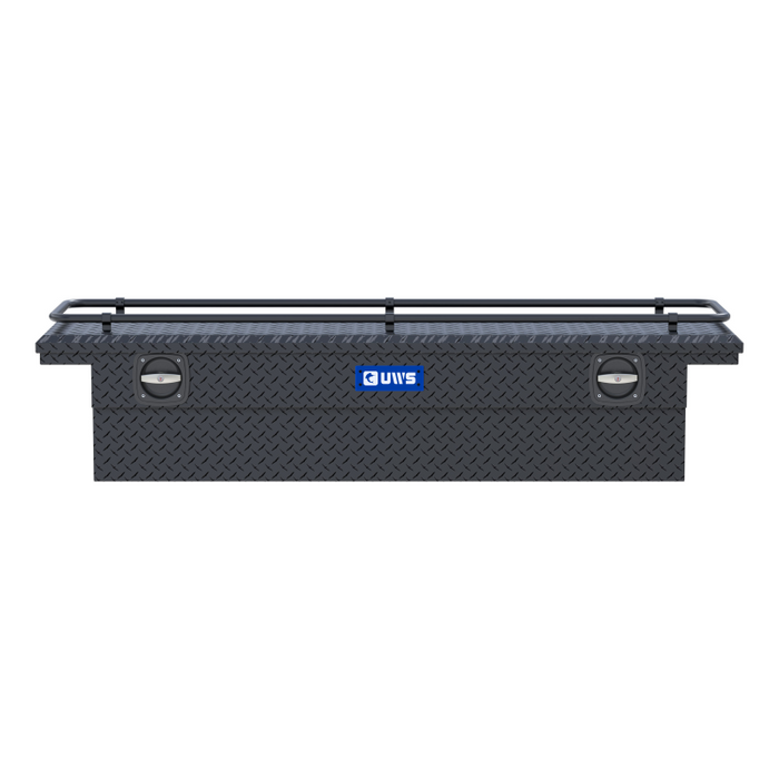 UWS Secure Lock Crossover Truck Tool Box, Low Profile, Rail Model SL-69-LP-MB-R