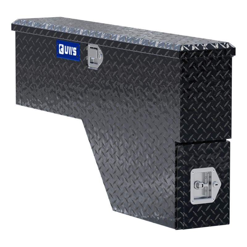 U-HAUL ヴィンテージ メタルツールボックス キャディ UWS Gloss Black Aluminum 48