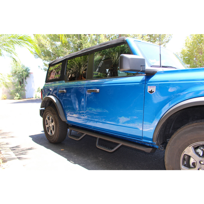 Go Rhino Dominator Xtreme D2 Side Steps with Rocker Panel Mounting Bracket Kit Model D224129T