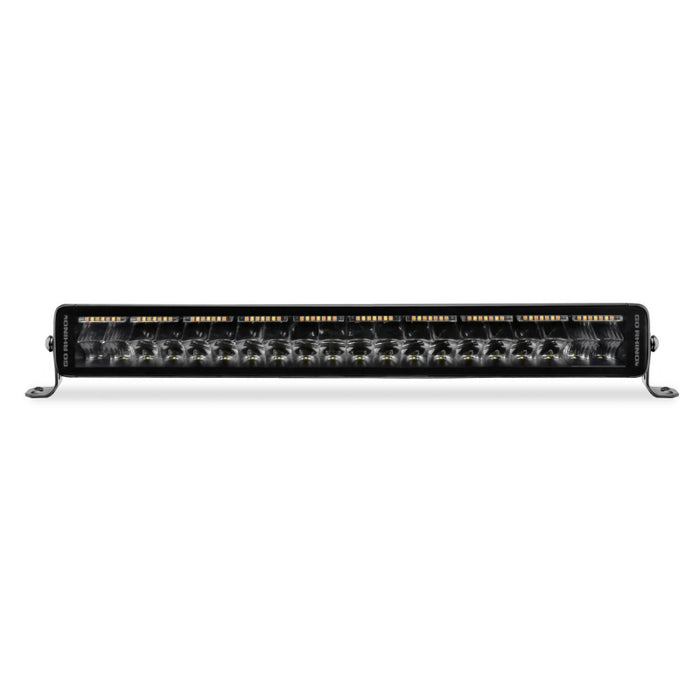 Go Rhino Blackout Series DOUBLELINE 20" Double Row LED Light Bar w/Amber LEDs Model 752002112CDS
