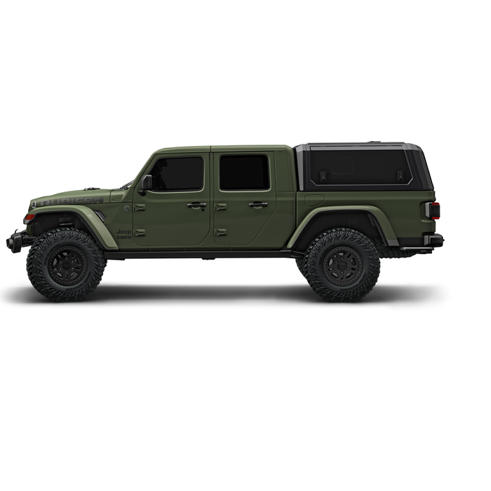 SmartCap Matte Black Truck Bed Cap EVO Sport Series w/ Horizontal Locks Model EV0601-MB
