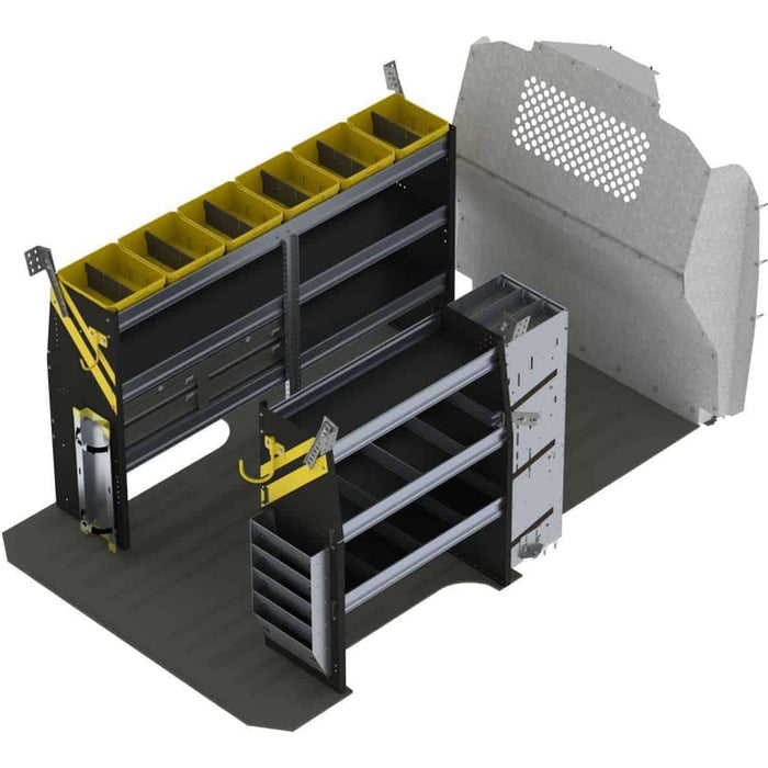 Ranger Design HVAC Van Shelving Package for Mercedes Metris All Wheelbase - Single Sliding Door Model MML-12