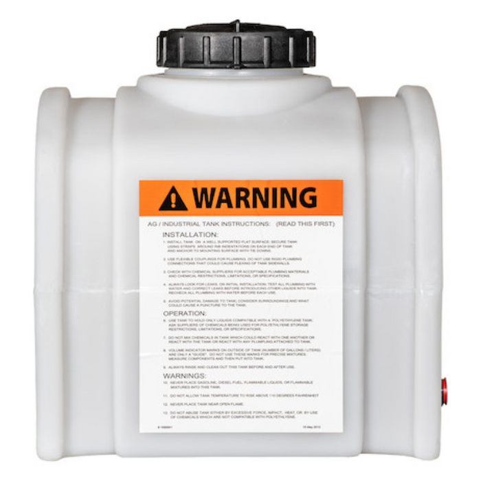 Buyers 8 Gallon Domed Storage Tank - Polyethylene 16x12x15 Inch Model 82123879