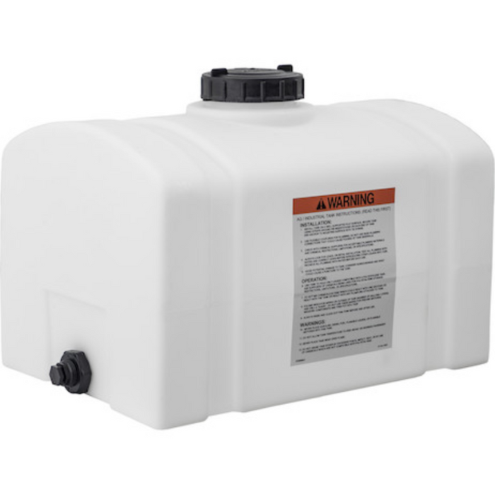 Buyers 26 Gallon Domed Storage Tank - Polyethylene 26x18x19 Inch Model 82123899