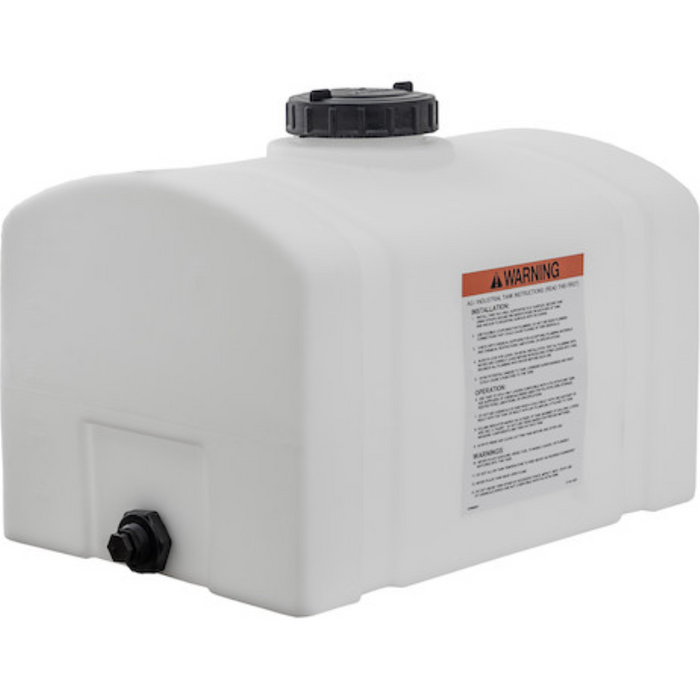 Buyers 26 Gallon Domed Storage Tank - Polyethylene 26x18x19 Inch Model 82123899